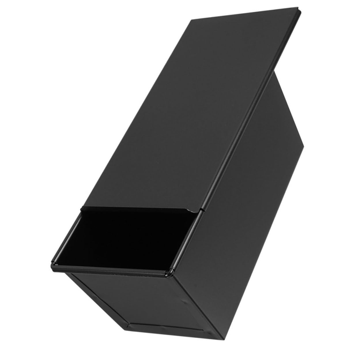 Alipis 5 Moldes Deslizantes Para Tostadas Con Bandeja De Drenaje Reutilizables Con Tapa De Silicona De Aluminio Pequeños Para Hornear De Hierro Negro