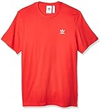 Producto con ajuste regular adidas Trefoil Essential tee Camiseta de Manga Corta, Hombre, Rojo (Lush Red), M