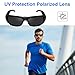 Camera Sunglasses Sports Action Glasses Camera 1080P Video Camera Glasses UV Protection Polarized Lens Support Photos/Videos Recording mit 16GB Micro SD Card and Card Reader for Outdoor Activities