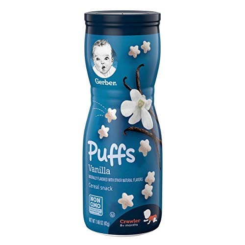 Gerber Graduates, Puffs Cereal Snack, Vanilla, 1.48 oz