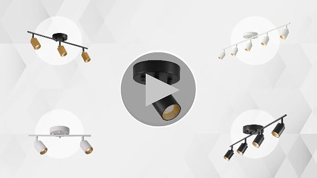 CLORE + Relux All-in-one【White】 Lexier 8Pack 12 Inch 3200LM Flush Mount LED Ceiling Lights