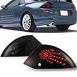 Winjet WJ20-0040-05 LED Tail Lights (Pair)- Black/Smoke