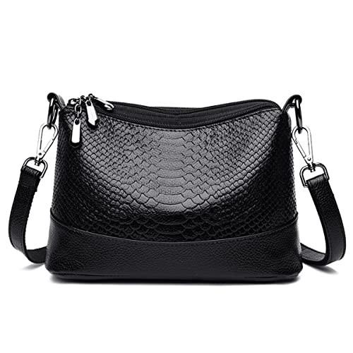 DYLANCLO Sac Bandoulière Femme Petit Femmes Bandoulieres Rétro Sacs Portés épaule Noir Cover