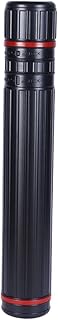 ULTNICE Plastic Multi- Functional Portable Extendable Tubes Extendable Poster Tubes Storage Tube for Document Paper Documents Blueprints Drawings and Art (Black Size XS)