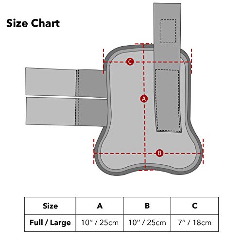 Harrison Howard Horse Tendon Boots Open Front/Fetlock Boot for Horse Protective Boots for Jumping, Trail Riding Set of 4 - Image 7