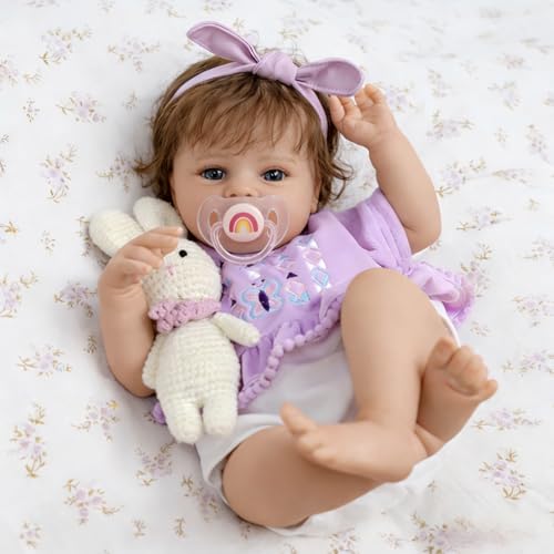 Muñeca bebé realista de 20 pulgadas Quinbee SCOM miniatura 1