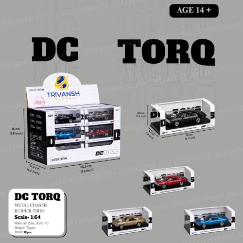 Image of Fast & Furious Red Muscle Car 1:64 Scale Premium Die-Cast Collectible Model with Authentic Styling, Detailed Body, Smooth Free Wheels, Glossy Finish, Display Box Packaging, Collector Edition
