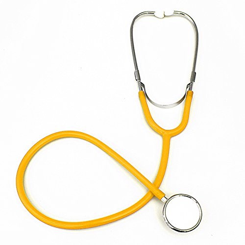 Fonendoscopio professionale a campana per adulti nero - stetoscopio doppia testa