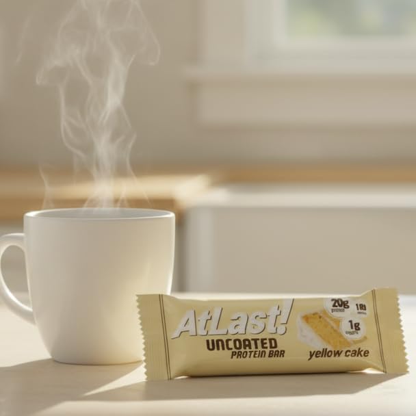 AtLast! Nutrition Yellow Cake Protein Bars 12 unidades miniatura 5