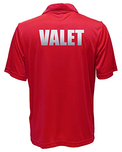 Valet Parking Staff Polo, uniforme para personal de estacionamiento, diseño reflectante, polo de rendimiento con control de humedad miniatura 2