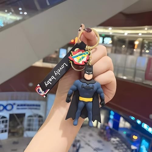 Image of Cute 3D Keychain | Keyring & Quirky Bag Charm | Hard Silicone, Unbreakable | Travel Essential | Kids Friendly | Strap & Bag Hook
