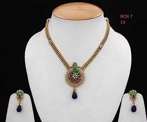Perla de cobre 18KGP cristal azul pendientes mujer adolescentes 2