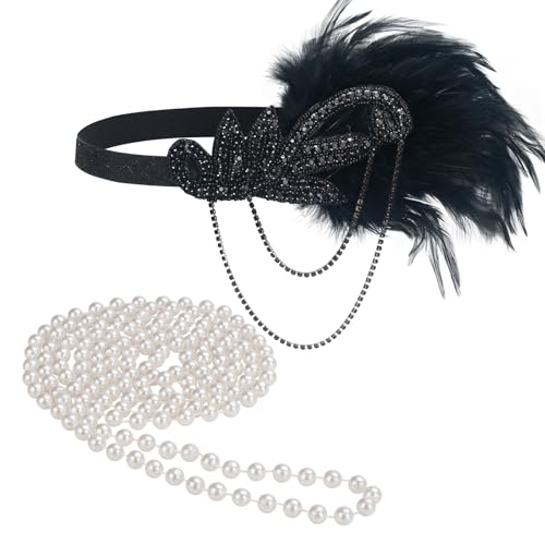 GHGMAO 1920s Great Gatsby Accessories Set for Women Roaring 20s...