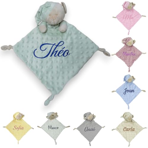 Variouss Dou Dou Personalizado para Bebé, Muñeco Dou Dou Atrapasueños, Regalo bebé con Nombre Bordado