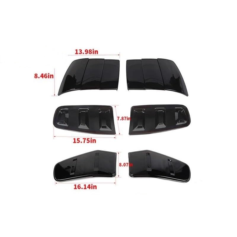 Feu arrière carcasse haut de gamme pour finition Mustang noire
