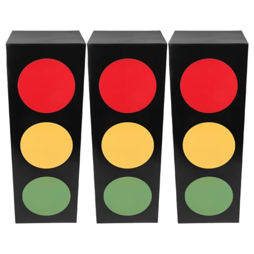 Yardenfun 3個信号 デザイン ボックス お 日パーティー用 カーテーマ装飾用 や