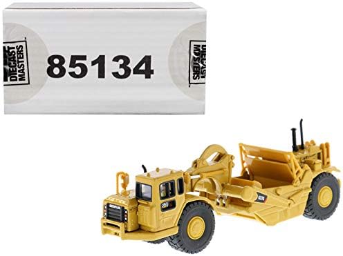 CAT Caterpillar 627G Wheeled Scraper Tractor with Operator High Line Series 1/87 (HO) Scale Diecast Model by Diecast Masters 85134