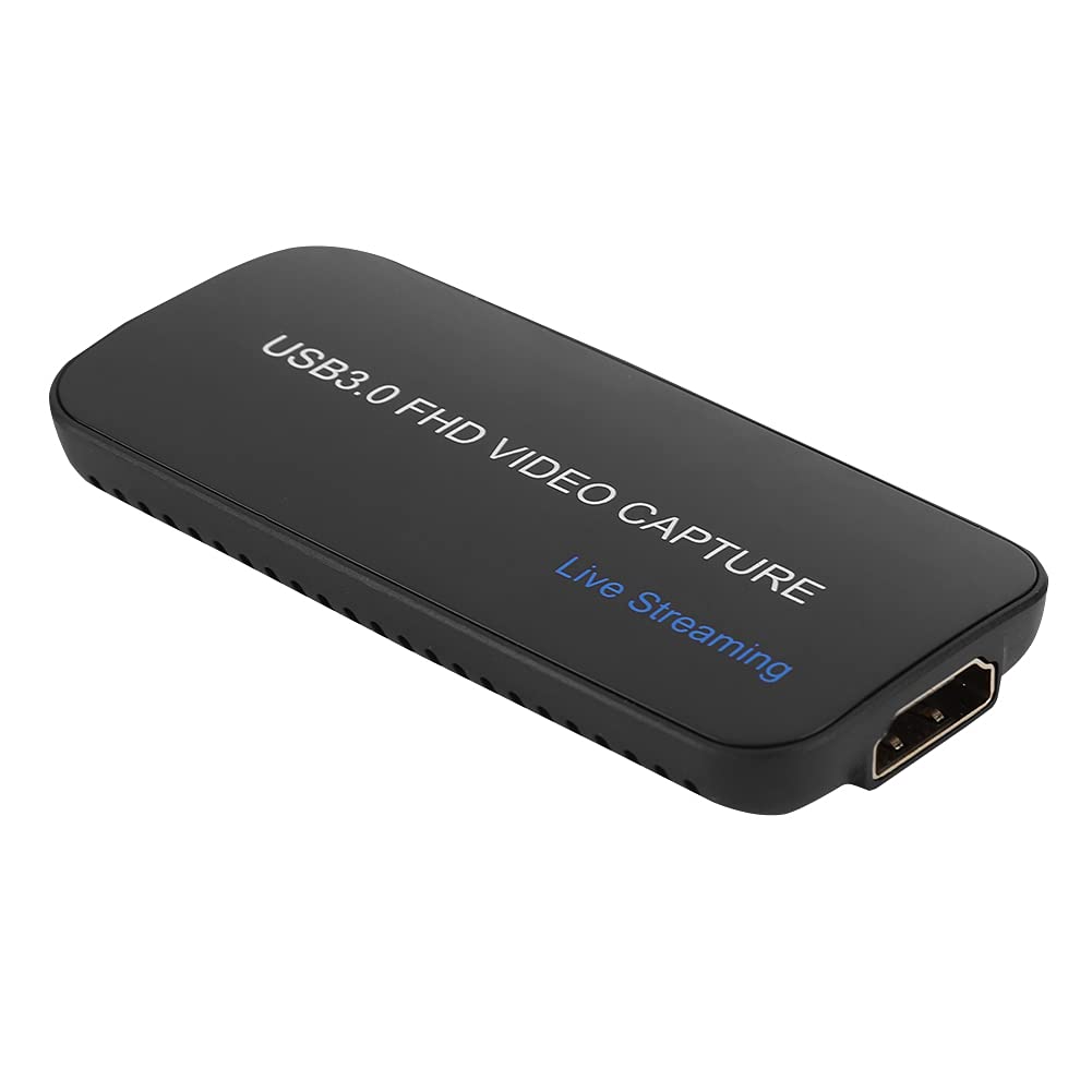 Scheda di acquisizione video USB HDMI HD, scheda di acquisizione video per, Mac e Linux, ingresso HDMI 1080p/60 Hz e 4K 30 Hz, plug-and-play con USB 3.0 per lo streaming e
