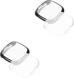 UKCOCO 4 Pçs Fitbit4 Caso Caso Para PC Protetor De Relógio Protetor De Tela À Prova De Arranhões Capa De Relógio Shell Integrado 2 Peças Relógio De Pulso Shell À Prova De Arranhões