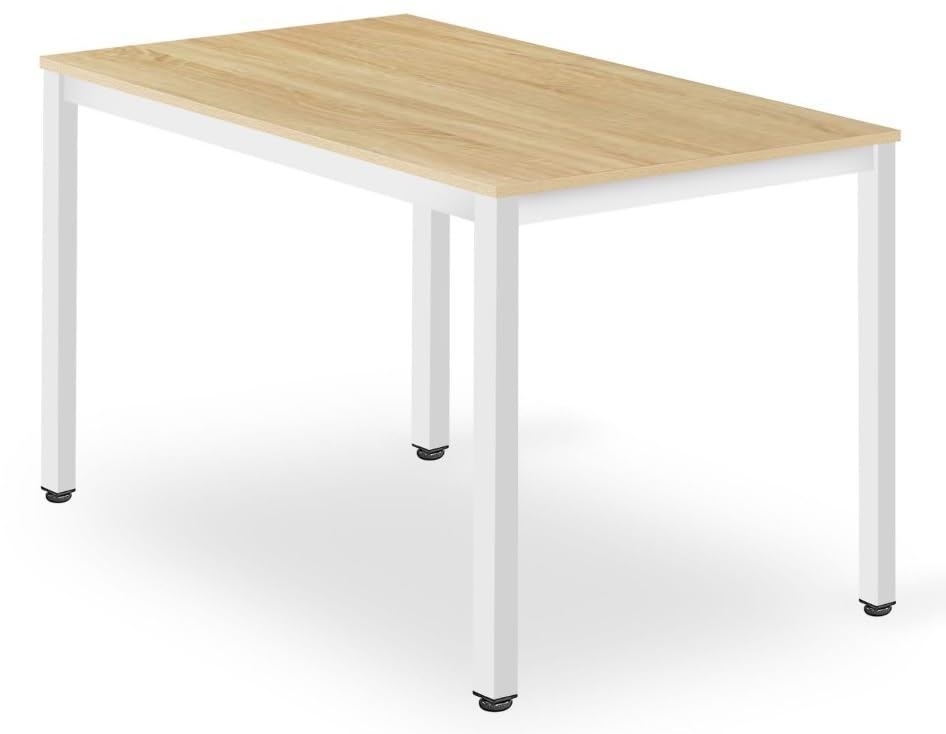 Escritorio Elevable 120x60 cm - Mesa de Ordenador con Patas de Metal - Fácil de Montar