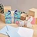 Sustainable Greetings Kids Die Cut Tri-Fold Birthday Cards with Envelopes (24 Pack) - 6 Designs