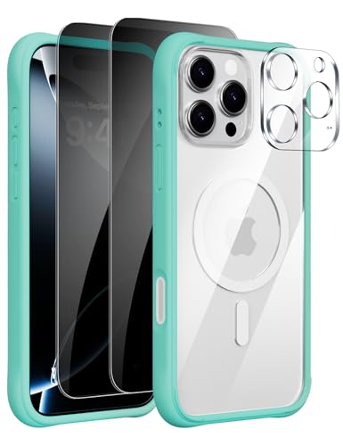 Coque iPhone 16 Pro MagSafe X-level transparente en polycarbonate rigide avec 3 protections