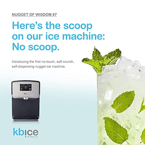 KBice Self Dispensing Countertop Nugget Ice Maker Crazymos