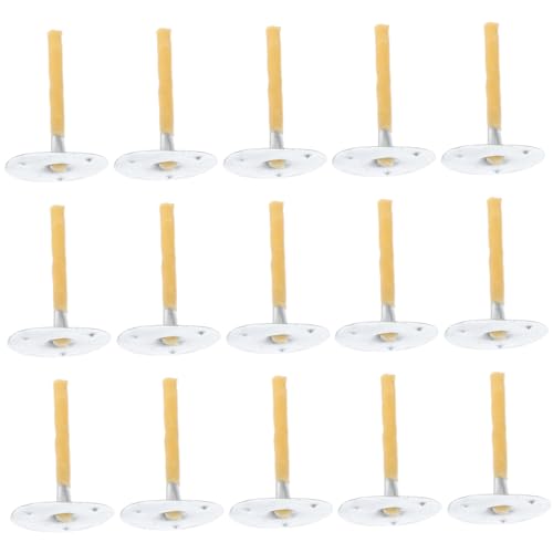 100 piezas Mechas para Velas Preenceradas con Base Metálica