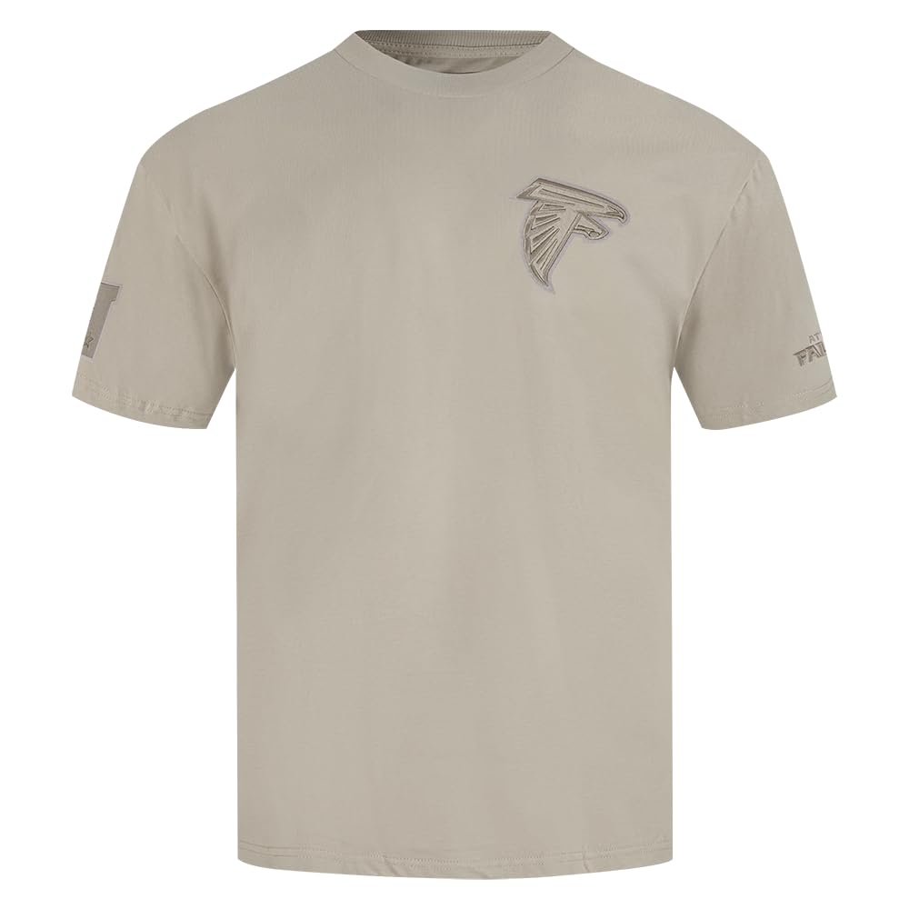 Pro Standard Men's NFL Atlanta Falcons Neutral Short Sleeve Tee Taupe 2XL — image 1