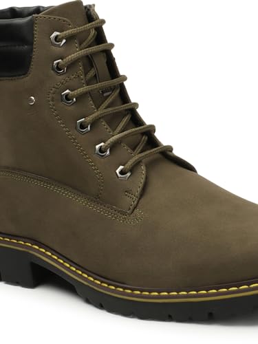 Image of Carlton London Men's Premium Lace-Up Combat Boots