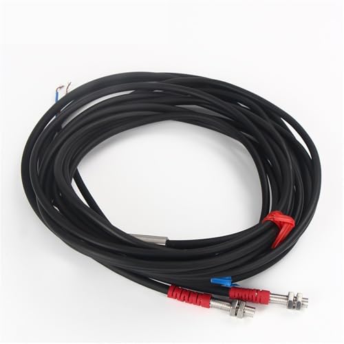 Sensor láser pasante M4 NPN NO interruptor óptico ajustable miniatura 12-24V 4