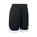 Under Armour Boys' Maquina Shorts, Black (001)/White, Youth Medium
