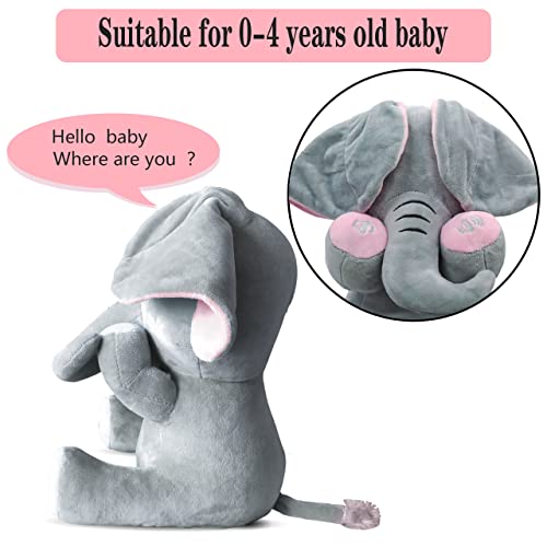 Aidiya TK002345 Elephant Stuffed Animals Baby Gifts Peluches Ear Interactive Elephant Talking Singing Plush Toys thumb #3
