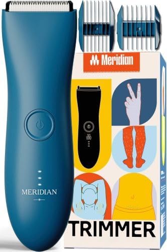 Meridian Bikini Trimmer Women, Body Hair Trimmer Women, Pubic Hair Trimmer Women, Body Shaver Women, Body Trimmer for Women & Men, Body Groomer for Women & Men, Man Scape Ocean