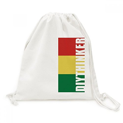 Sac à dos cordon motif Bolivie en toile pour vos voyages quotidiens