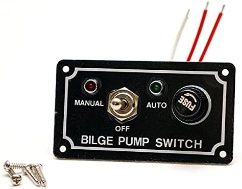 Whitecap Boat Switch Panel S-8093 | Bilge Pump 250V