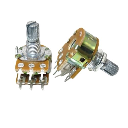 Potentiomètre double stéréo WH148 B20K idéal pour réparer une table de mixage ou un amplificateur