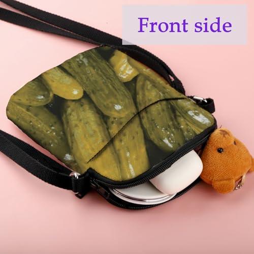 Pickle Crossbody Bag Pickle Lovers Gift Pickle Party Cucumber Gift For Women Pickle Eater Gift Pickle Stuff Pickle Handbag3