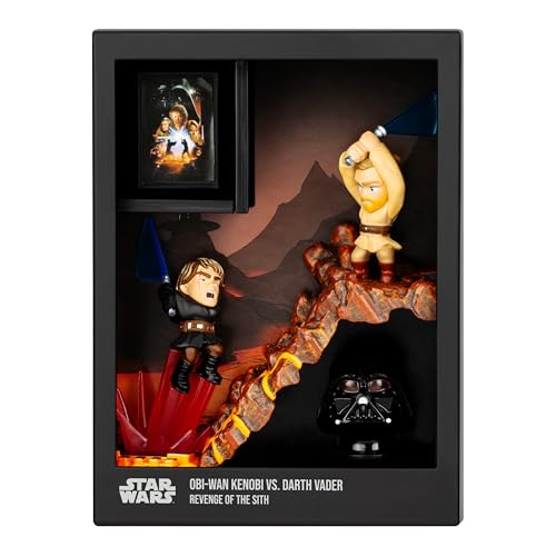 FANDROP SW01-Star Wars: Revenge of the Sith™, Obi-Wan Kenobi VS. Darth Vader, includes An Epic Diorama - Image 2