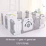 Es una gran cantidad de espacio para que el bebé aprenda a caminar e incluso que se acueste con el bebé durante el tiempo de juego.