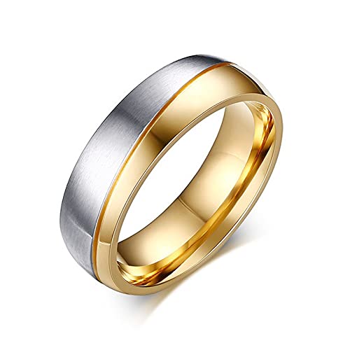 Image of Moneekar Jewels 18k Stainless Steel Ring for Men and Women