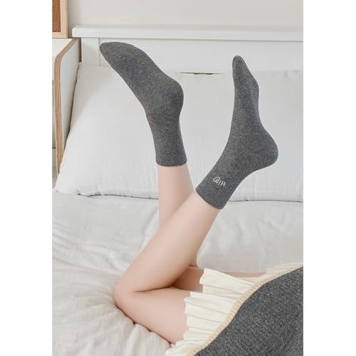 Cotton Sock for Women and Girls, 5 Pack Calf Socks4