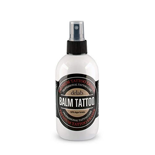 BALM TATTOO Tattoo Stencil Remover, zur sanften Entfernung falsch angebrachter Stencils auf der Haut, Stencil Schablonen Eraser 250 ml