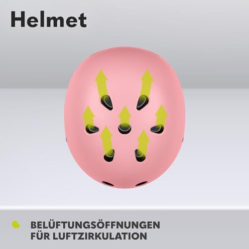 LIONELO Helmet Schutzhelm für Kinder, verstellbar 50-56 cm, Kinnschutz – Ansicht 6
