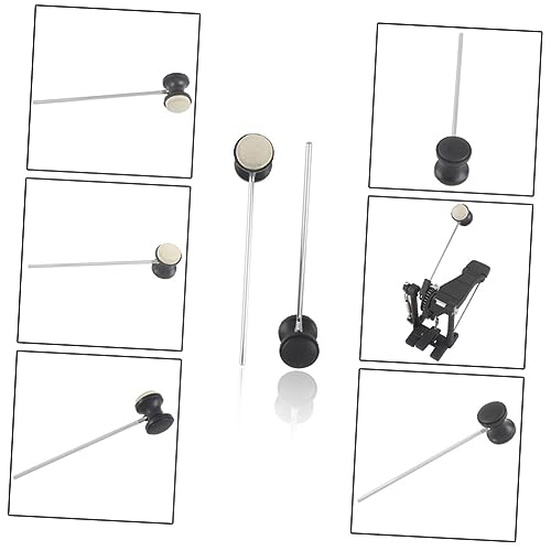 Juego 2 piezas de batidor para pedal de bombo ligero miniatura 3