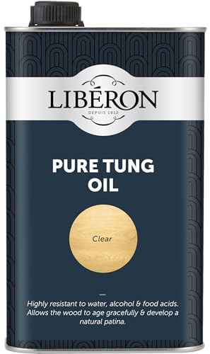 Libéron Pure Tung Oil for Interior & Exterior Wood Clear 1L
