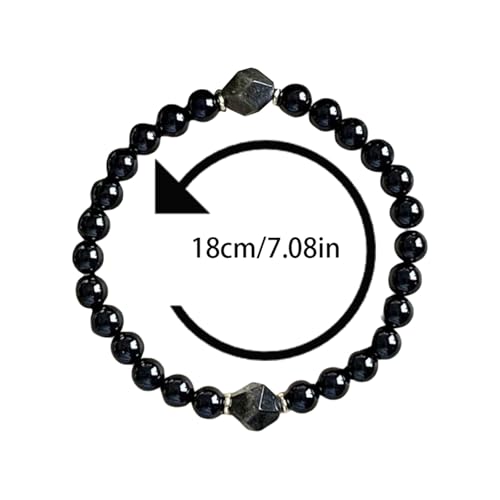 Bracelets perles de verre poli anti-ternissement et créoles légères
