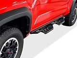 APS Stainless Steel Pocket Steps Running Boards Compatible with Toyota Tacoma 2024-2026 Double Crew Cab (Incl. Hybrid Model)