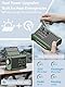 ROCAM Kurbelradio, 12000mAh Notfallradio mit 8500mm² Solarpanel & 650mA Kurbel, Tragbar Solar Weltempfänger Radio mit AM/FM Empfang, LED Taschenlampe&Leselicht, USB, SOS für Camping, Notfälle&Blackout