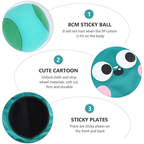 CLISPEED Conjunto de Jogo de Colete de Bola para CrianÃ§as Dodge Bola Colete de Bola de Alvo Pegajos